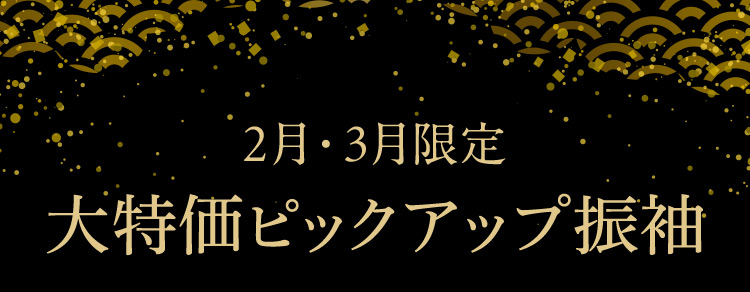 2月・3月限定 大特価ピックアップ振袖